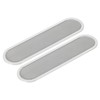 PATIKIL 10 Inch Oval Ventilation Grille, 2 Pack Plastic Air