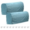 sourcing map 2pcs Stretch Armrest Covers, Couch Arm Covers with