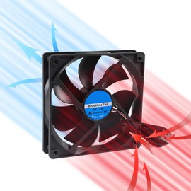 QCCAN 2Pcs 120mm USB Fan 5V Brushless Cooling Fan, 2000 RPM High Speed Fan for Cooling DIY PC Computer Case 3D Printer CPU Coolers Radiators, Low Noise, Plug and Play