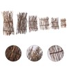 Cabilock Bamboo Fence Mat 6Pcs Mini Decorative Sushi Plate Mats