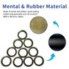 150Pcs Metal Bonded Seal Washer Assortment Kit Bonded Washer Self-Centered