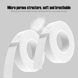 3 Rolls Lash Tape, Adhesive Eyelash Tapes, Makeup Tape, Micropore Tape for Lash Extension Supplies, 9 m Each Roll(White)