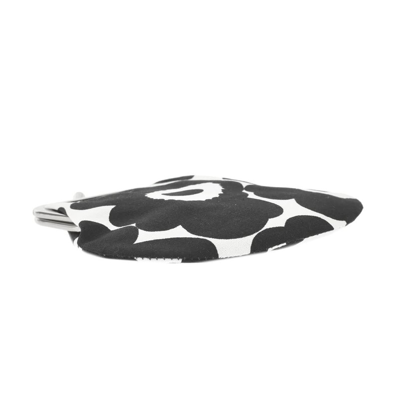 Marimekko 91495 190 Mini UNIKKO Pouch, Black, WHITE/BLACK, 190 WHITE/BLACK