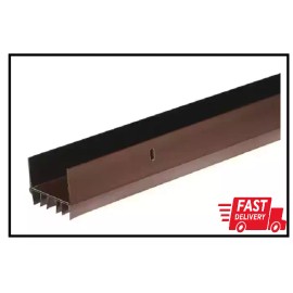 Frost King 36 In. X 1-3/4 In. Brown Vinyl Slide-On Door Bottom for Metal Doors