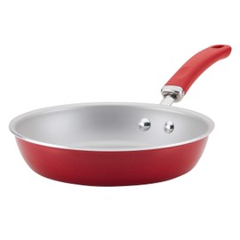 Rachael Ray Create Delicious Deep Nonstick Frying Pan / Fry Pan / Skillet - 9.5 Inch, Red