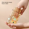 Wide Neck Sippy Straw Bottle Spill Proof Easy Grip Training