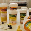 US Mid Portable Pill Box & Bottle - 3 Sizes, Sealed, Yellow-Orange Mini Case for Vitamins & Supplements Daily S (50ML) 6ea