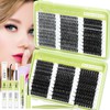 Lash Clusters Kit 570pcs 6 styles 30D-100D D Curl Individual