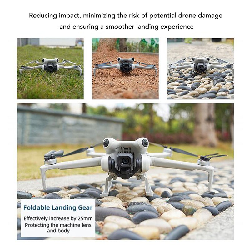 RC Drone Landing Gear Leg Foldable Height Extender Protector Holder
