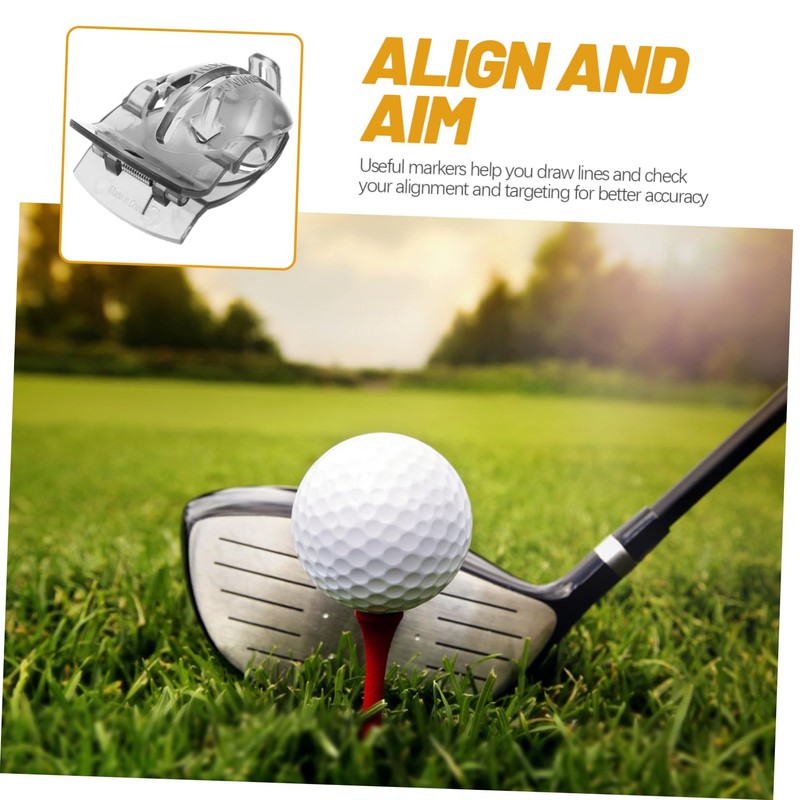 Mipcase Golf Training Tool Golf Ball Markers Marking Pen Outdoor