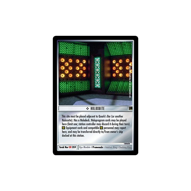 Decipher Star Trek CCG 1E HA Holodeck Adventures HOLOSUITE 131C