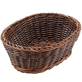 Nagao 01018225 Basket, Washable Basket, Economy, Oval Shaped, 9.8 inches (25 cm)