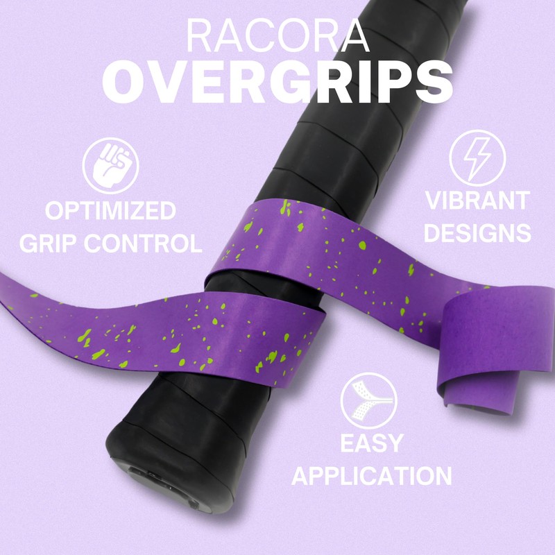 Racora Tennis Overgrip, Tennis Grip Tape, Durable Tennis Grip, Racket