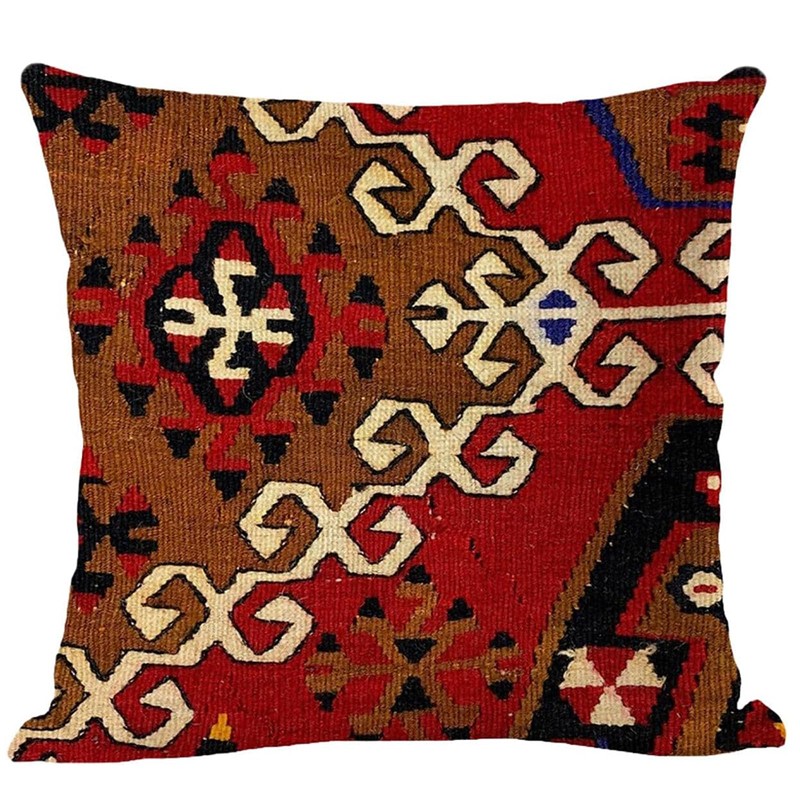 Silver & Style Kilim Throw Pillow Covers 45 X 45