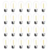 Jslinter 24-Pack LED 1W String Light Bulbs, S14 Plastic Shatterproof