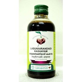 Vaidyaratnam Lasunairandadi-Kashayam Pack of 2 (2 * 200ml)