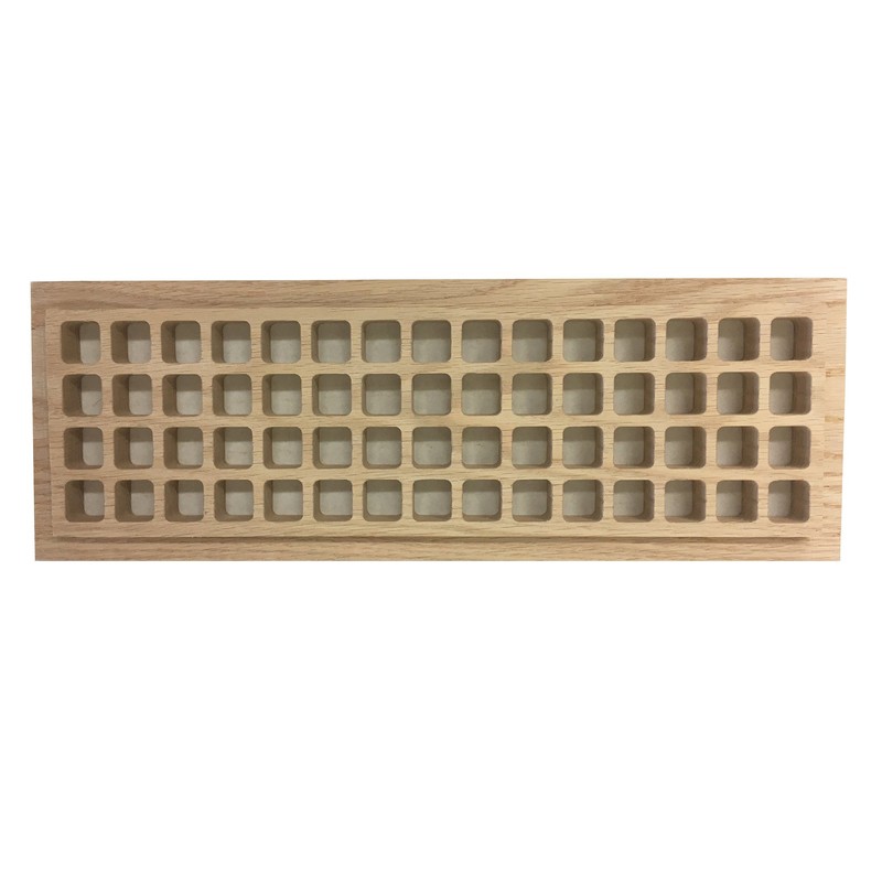 Cape Cod Air Grilles, 4" x 14" White Oak Hardwood