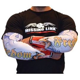 Missing Link SPF 50 American Freedom ArmPro (Red/White/Blue, Large)