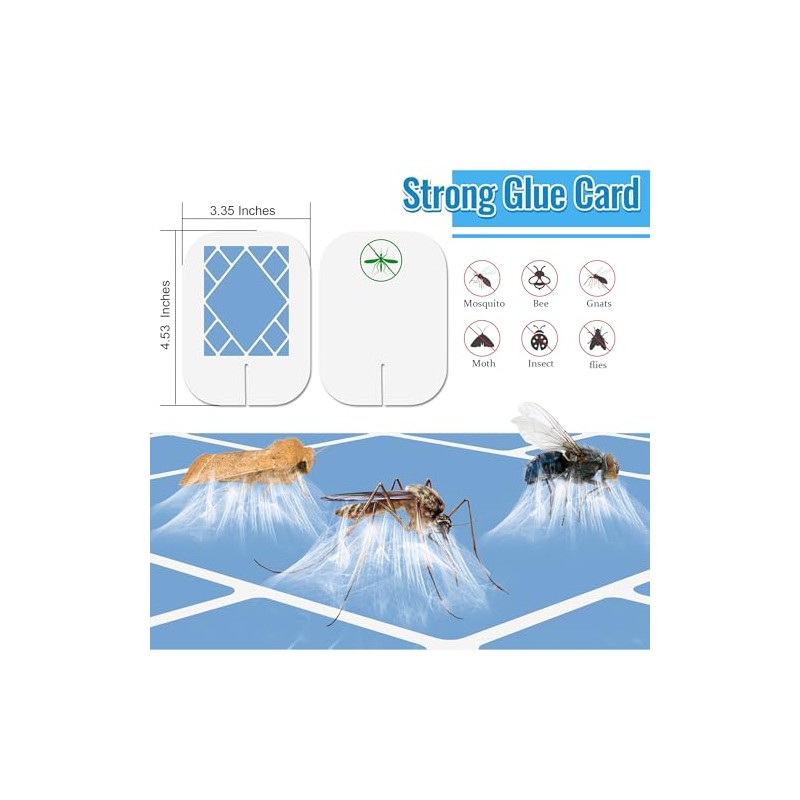 Qualirey 12 Pack Flying Insect Trap Refill Compatible with VEYOFLY