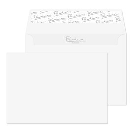 Blake Business C6 114 x 162 mm 120 gsm Peel & Seal Wallet Envelopes (21155) Ice White Wove - Pack of 50