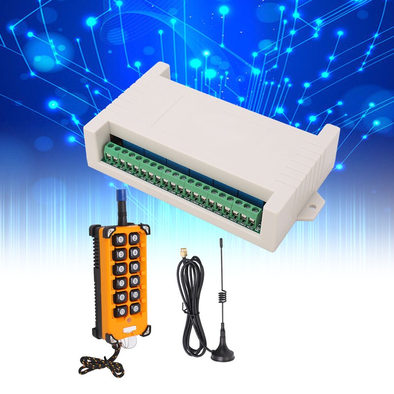 12 Button 433M Remote Control Encoder with Antenna 12 Channel