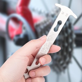 BIKE HAND Bicycle Chain Wear Indicator Stretched Chains Gauge Checking Tool Mountain Road Bike Chains Measurement Ruler (YC-503)