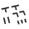 REHAU 9 Piece Accessory Kit for Perl Hose/Drip Hose Connect/Branch/Redirection/Plug