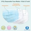 Dynarex Disposable Kids Face Masks, Elastic Ear Loops with Nose