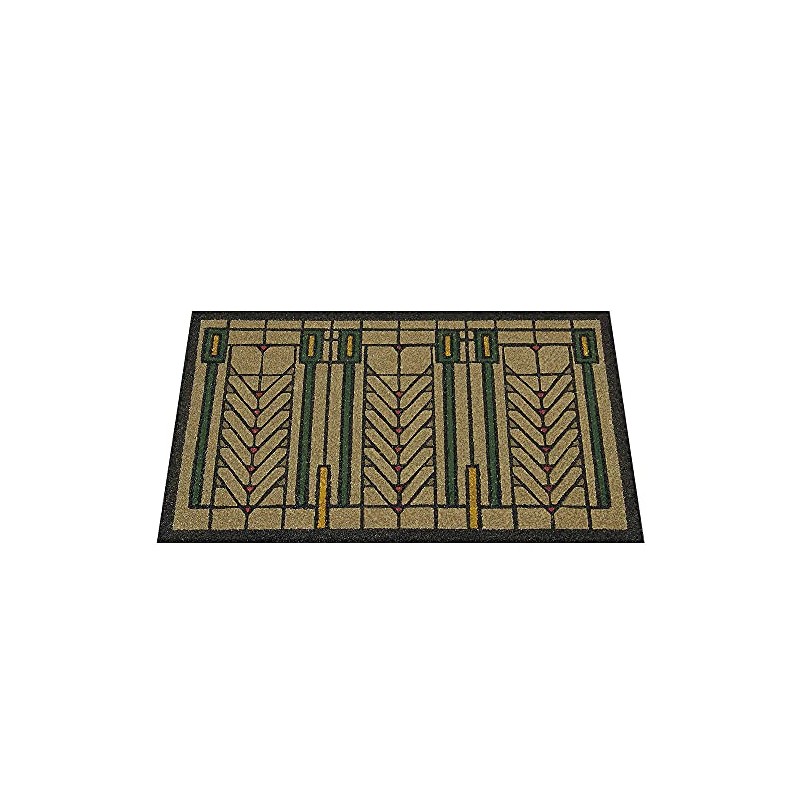 Frank Lloyd Wright Colored Tree of Life Doormat