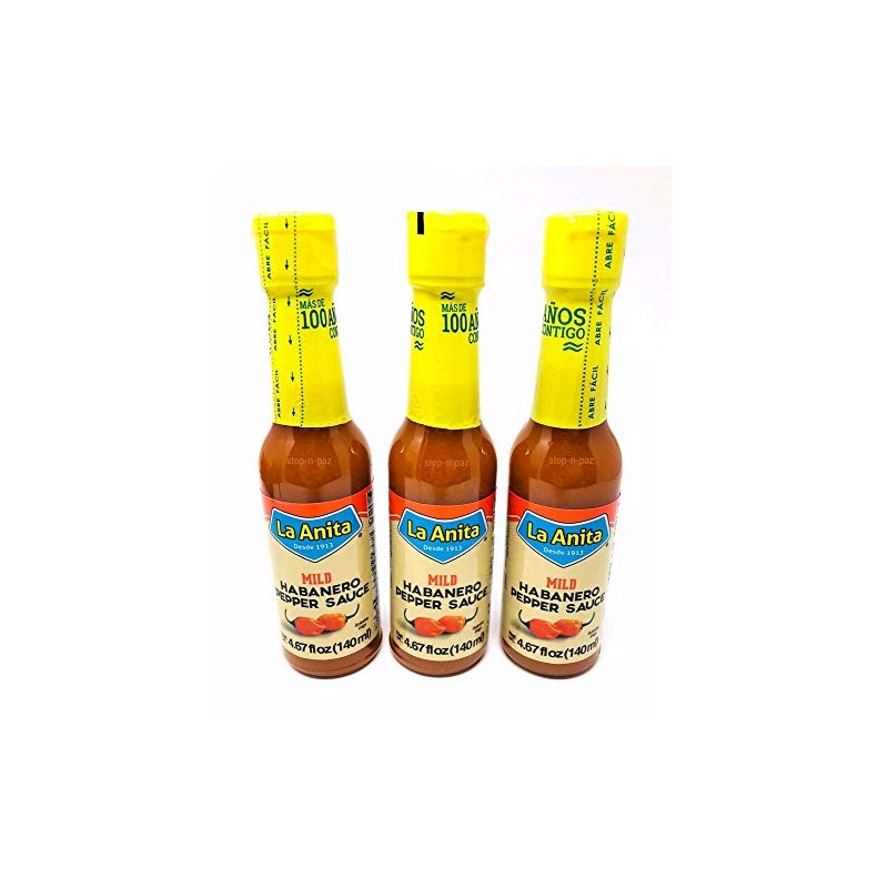 La Anita Mild Habanero Pepper Sauce 4.67 fl oz -