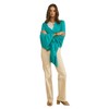 Mimi & Thomas Pure Cashmere Turquoise Travel Wrap Shawl Gift