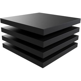 USA Made RV Leveling Jack Flex Pads 9" – Heavy-Duty Rubber Jack Pads (4-Pack) – Non-Slip, Shock-Absorbing Stabilizer Mats for Camper & Trailer – Prevent Sinking & Sliding