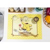 Sanrio Absorbent Placemat (Yellow (Pom Pom Plum)