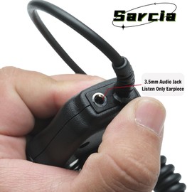 Sarcia VX-6R Speaker MIC Microphone for Yaesu VX-7R VX-6E VX-7E HX210 HX40 HX400 HX870 HX890 VX-120 VX-127 VX-170 VX-246 EVX S24 Walkie Talkie Two Way Radio,2 Pack