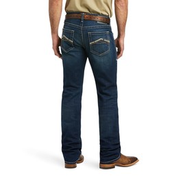 ARIAT Men’s M5 Straight Stretch Remming Stackable Straight Leg Jean