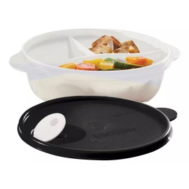 Tupperware Plato Con Divisiones Cristal Flash Válvula Tupperware