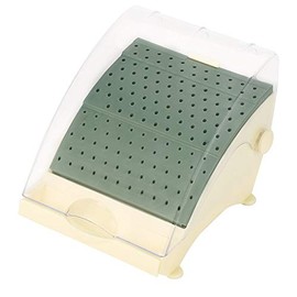 Soporte para Fresa con 142 Agujeros, Con Cajón Extraíble, Estuche Esterilizable Autoclavable 134°C para Clínica Laboratorio, Organizador de Fresas Dentales