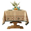 patdrea French Linen Tablecloth Soft Durable Floral Table Cloth Designer