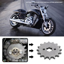 Create idea Motorcycle Front Motor Sprocket 428 16T 17mm for 50cc 70cc 110cc 125cc 140cc 160cc Compatible with Honda TaoTao ATV Quad Dirt Bike