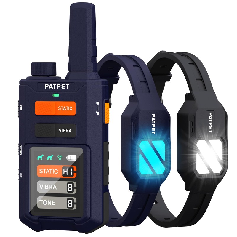 PATPET Dog Training Collar with Remote, 4200Ft E-Collar with LED