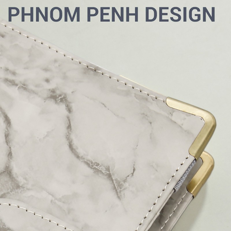 Budget Binder with Cash Envelopes PU Leather Marbling A6 Money