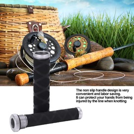 Bewinner Knot Binding Tool for Fishing Line, Knot Puller for Fresh and Saltwater Guy Line Tractor for Shaking Hands and Visual Weakness (Silver)