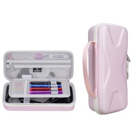 Tourmate Hard Stethoscope Case for 3M Littmann Classic III/Lightweight II S.E. /Cardiology IV Diagnostic/MDF Acoustica Deluxe Stethoscopes, Case Only (PU Light Pink)