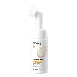 Bioaqua Limpiador Facial Espuma Hidratante y Exfoliante, Piel Normal