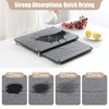 CZWL&HG 2 PCs Stone Dish Drying Mats for Kitchen Counter-Diatomaceous