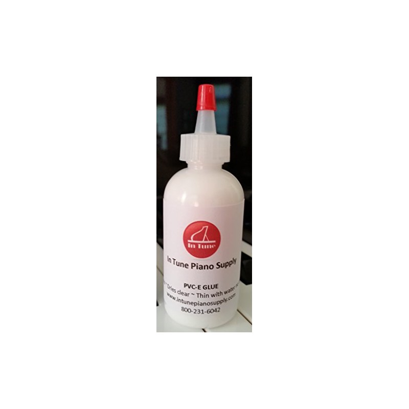 in Tune Piano Supply PVC-E Glue 2 oz Bottle for