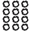 12Pcs Thin Floral Hair Ties, Soft Hair Scrunchies Elastic Hair