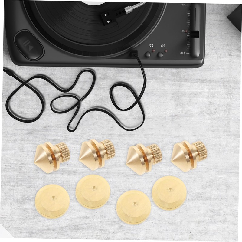 LABRIMP 4pcs Speaker Feet Isolation Pads Speaker Spikes Speaker Pad
