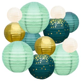 Paper Lanterns, Paper Lanterns, Colourful Lampshade, Lantern, Round Colourful Lantern, Paper Lanterns for Decorating Lights Decoration