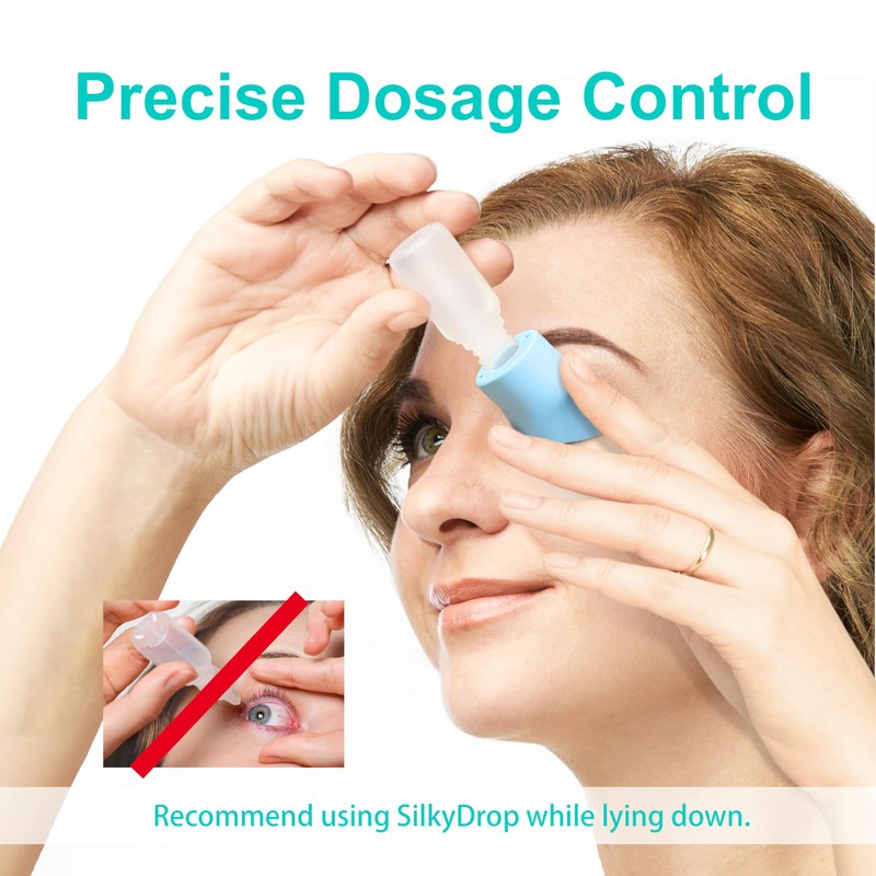 Fullicon 2-Pack Eye Drop Guide for Seniors, Soft & Reusable